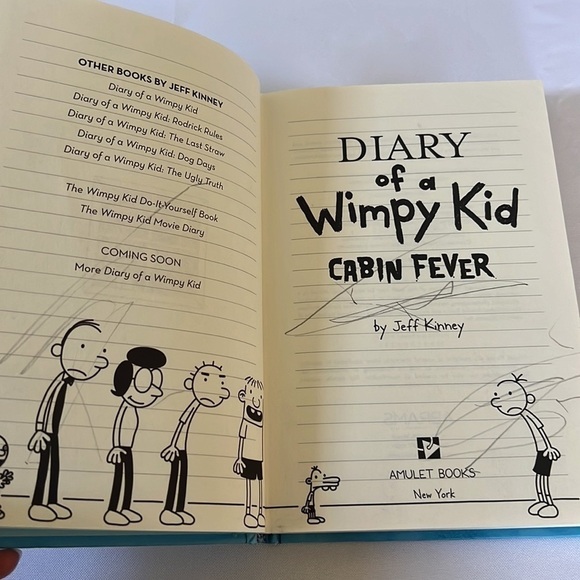 Diary of a Wimpy Kid CABIN FEVER Jeff Kinney - Picture 3 of 6